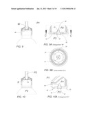 SELF CLOSING FLOW CONTROL DEVICE WITH ADJUSTABLE ACTUATOR ELEMENT FOR     CONTAINER CLOSURES diagram and image