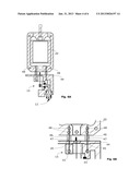 APPLICATION HEAD FOR DISPENSING A FREE-FLOWING MEDIUM AND APPLICATION     DEVICE FOR DISPENSING A FREE-FLOWING MEDIUM diagram and image