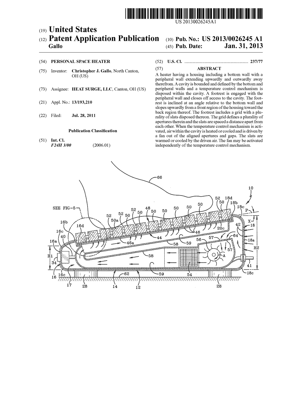 PERSONAL SPACE HEATER - diagram, schematic, and image 01