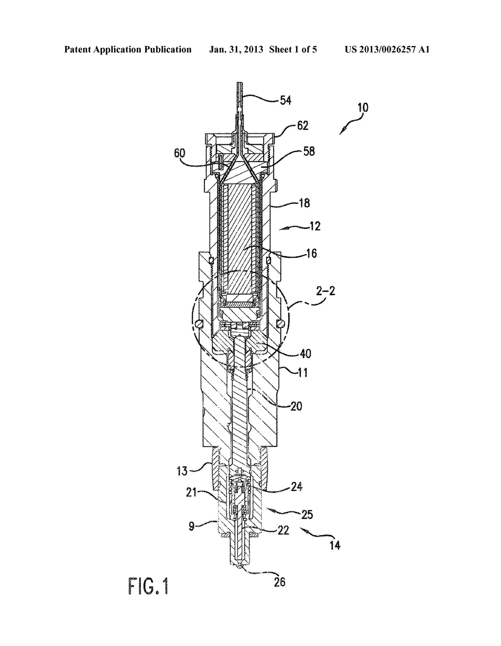 FUEL INJECTOR HAVING A PIEZOELECTRIC ACTUATOR AND A SENSOR ASSEMBLY - diagram, schematic, and image 02