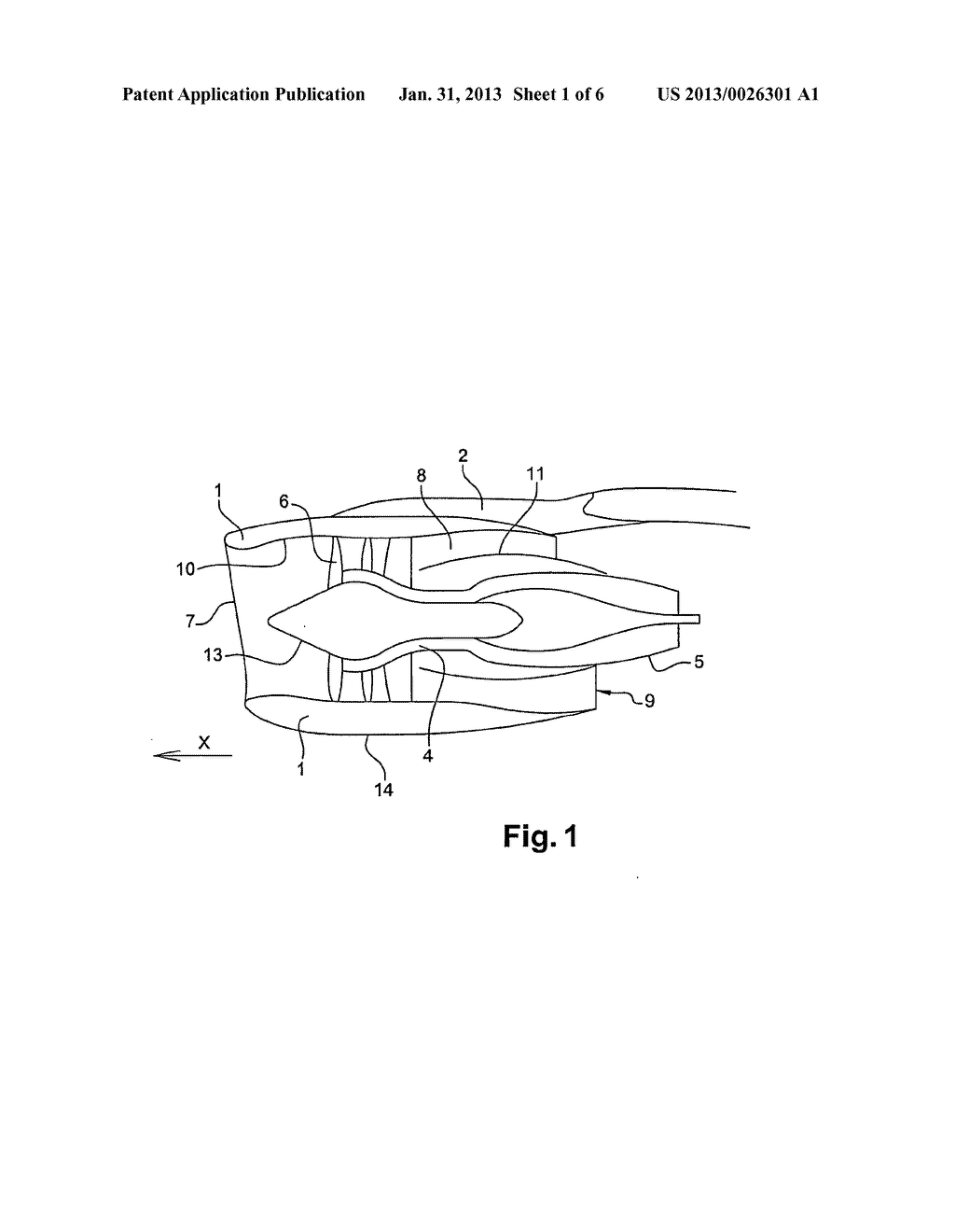 NACELLE FOR VARIABLE SECTION NOZZLE PROPULSION UNIT - diagram, schematic, and image 02