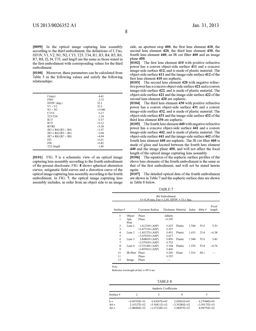 OPTICAL IMAGE CAPTURING LENS ASSEMBLY - diagram, schematic, and image 25