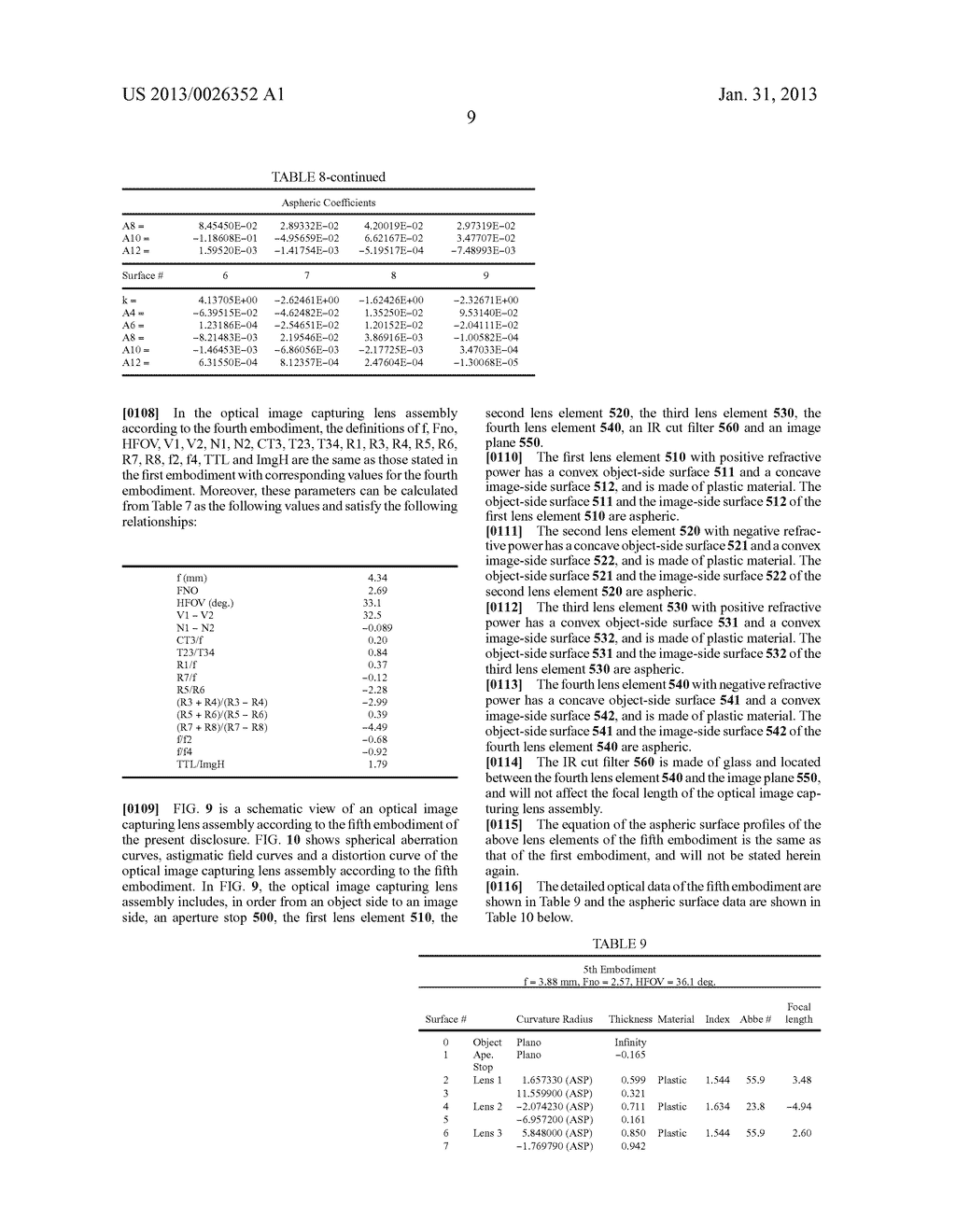 OPTICAL IMAGE CAPTURING LENS ASSEMBLY - diagram, schematic, and image 26