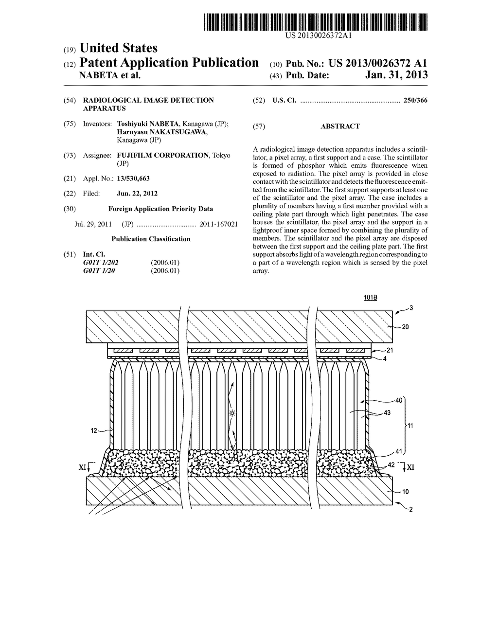 RADIOLOGICAL IMAGE DETECTION APPARATUS - diagram, schematic, and image 01