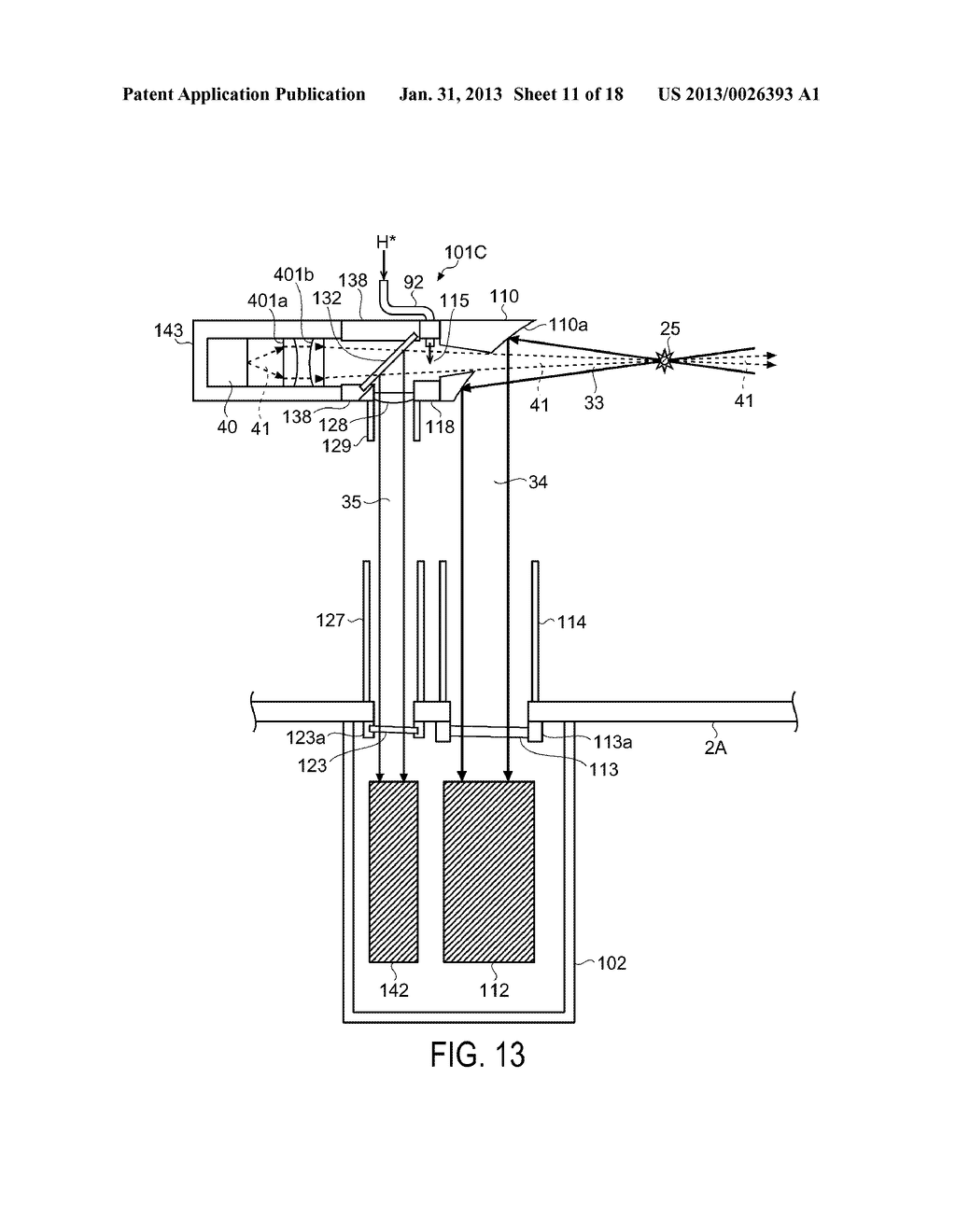 CHAMBER APPARATUS, EXTREME ULTRAVIOLET LIGHT GENERATION SYSTEM, AND METHOD     FOR CONTROLLING THE EXTREME ULTRAVIOLET LIGHT GENERATION SYSTEM - diagram, schematic, and image 12