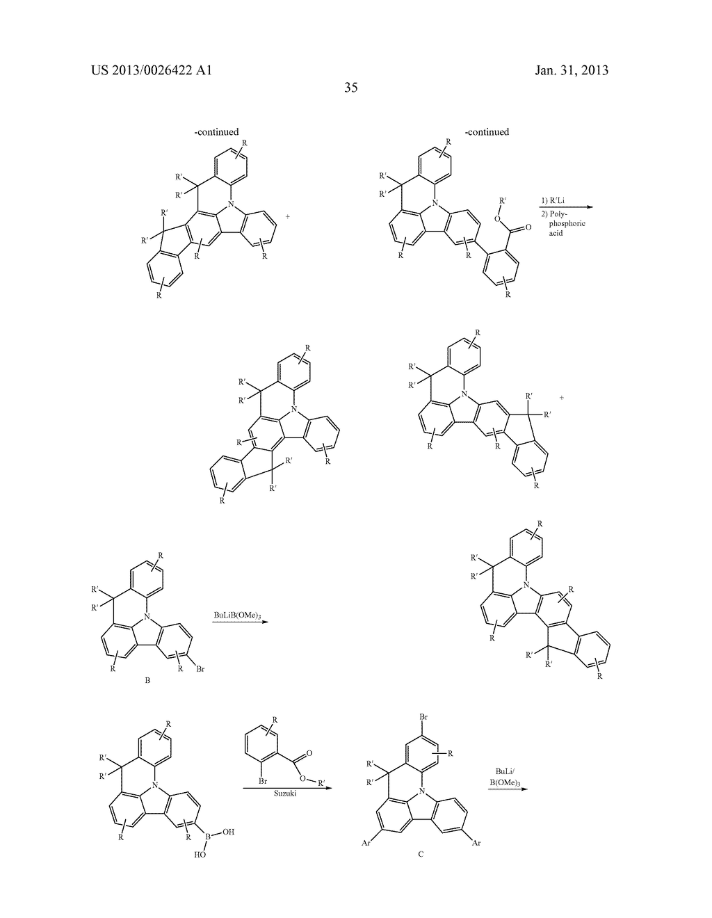 BRIDGED TRIARYLAMINES AND -PHOSPHINES AS MATERIALS FOR ELECTRONIC DEVICES - diagram, schematic, and image 36