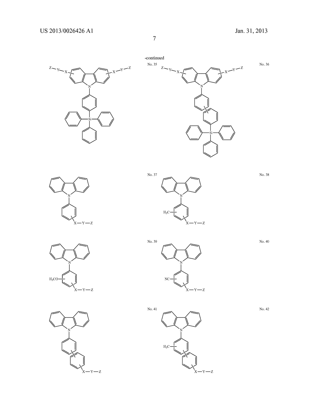 CARBAZOLE DERIVATIVE AND SEMICONDUCTOR NANOCRYSTAL - diagram, schematic, and image 24