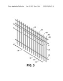 FENCE/RAIL ASSEMBLY WITH CONCEALED SLIDING, PIVOTAL CONNECTION, AND     MANUFACTURING METHOD THEREFOR diagram and image