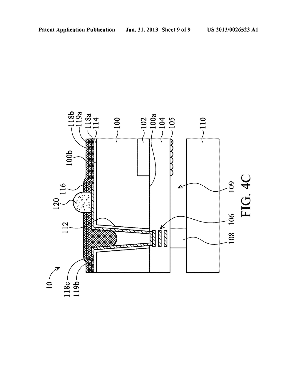 CHIP PACKAGE AND METHOD FOR FORMING THE SAME - diagram, schematic, and image 10