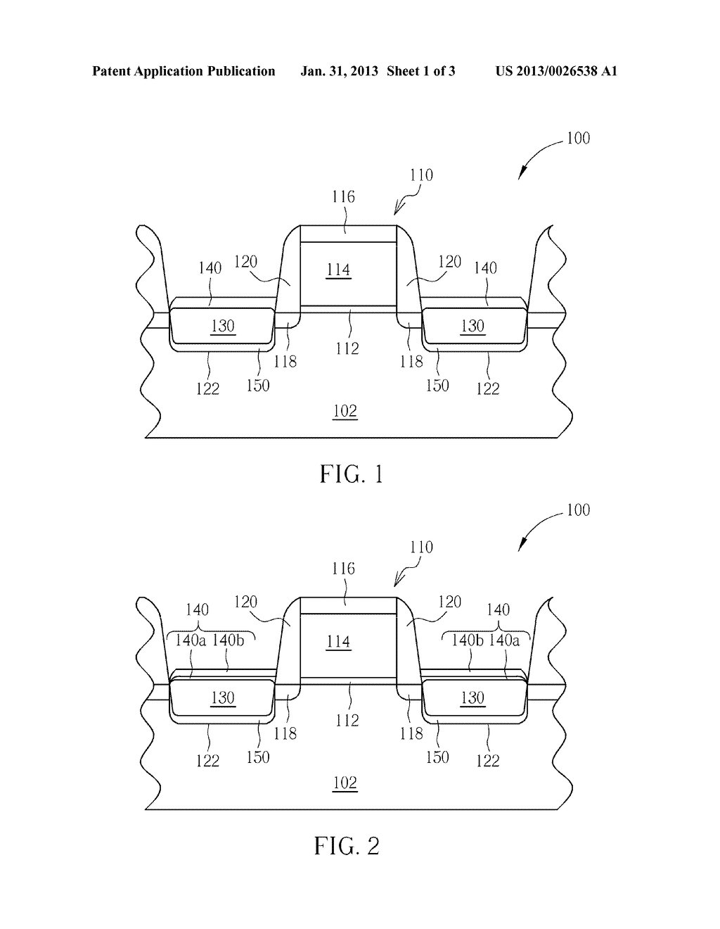 SEMICONDUCTOR DEVICE HAVING EPITAXIAL STRUCTURES - diagram, schematic, and image 02