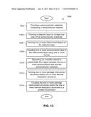 PACKAGE ASSEMBLY INCLUDING A SEMICONDUCTOR SUBSTRATE WITH STRESS RELIEF     STRUCTURE diagram and image