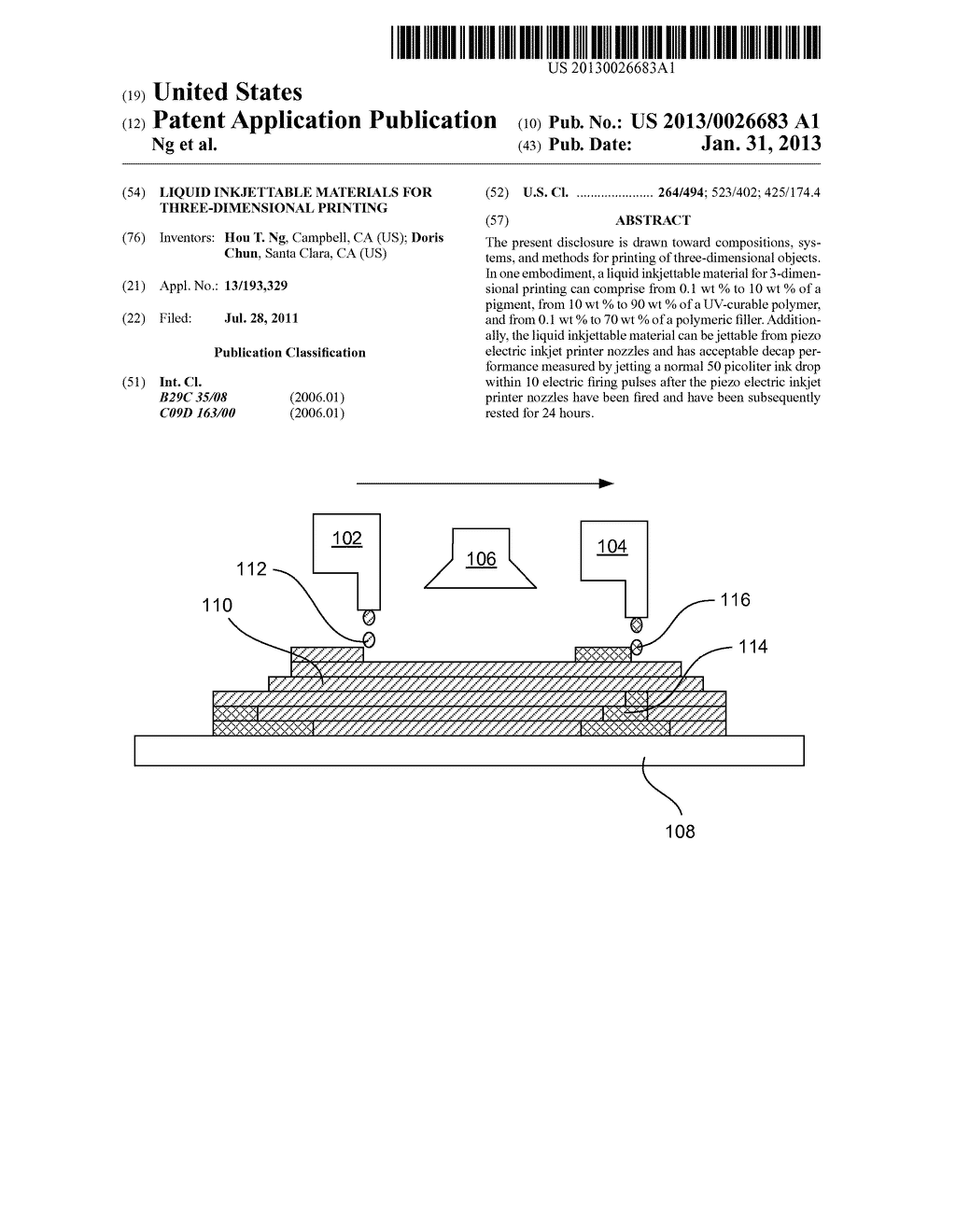 LIQUID INKJETTABLE MATERIALS FOR THREE-DIMENSIONAL PRINTING - diagram, schematic, and image 01