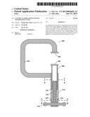 C frame clamping device having non-rotating anvils diagram and image