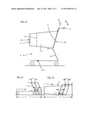 STACK COMPRISING A NUMBER OF IDENTICAL SHOPPING CARTS PUSHED ONE INSIDE     THE OTHER diagram and image