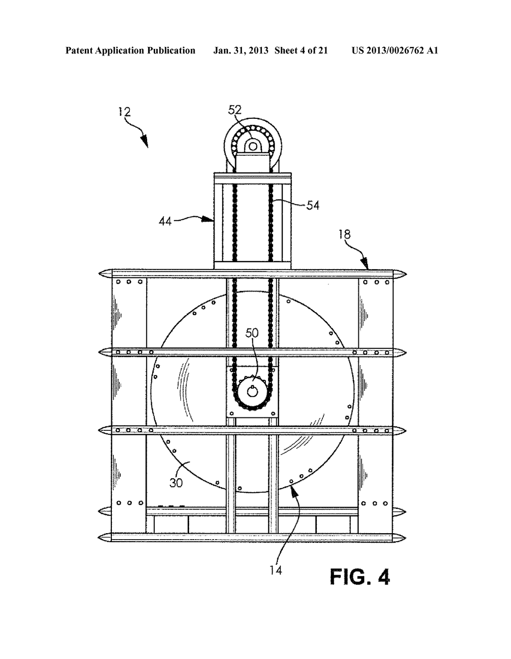 HORIZONTAL-AXIS HYDROKINETIC WATER TURBINE SYSTEM - diagram, schematic, and image 05