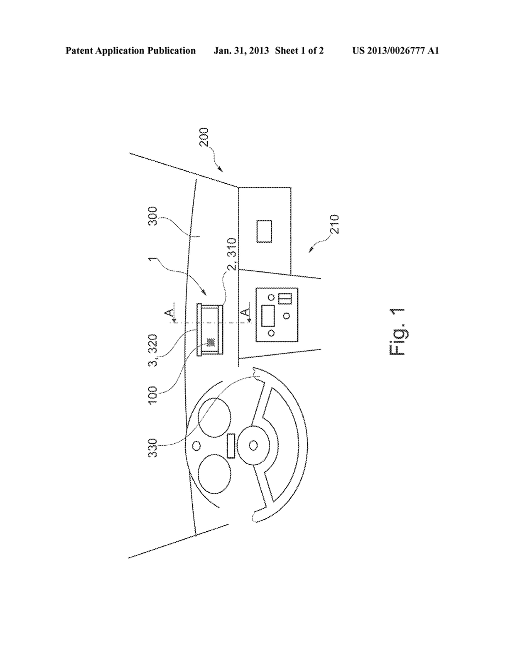 HOLDING DEVICE FOR FIXING A PORTABLE DRIVER INFORMATION UNIT IN THE     INTERIOR OF A MOTOR VEHICLE - diagram, schematic, and image 02