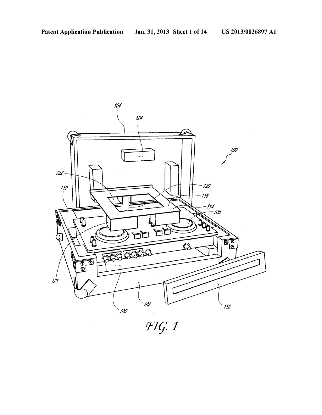 TRAY FOR AUDIO, COMPUTER, AND VIDEO COMPONENTS - diagram, schematic, and image 02