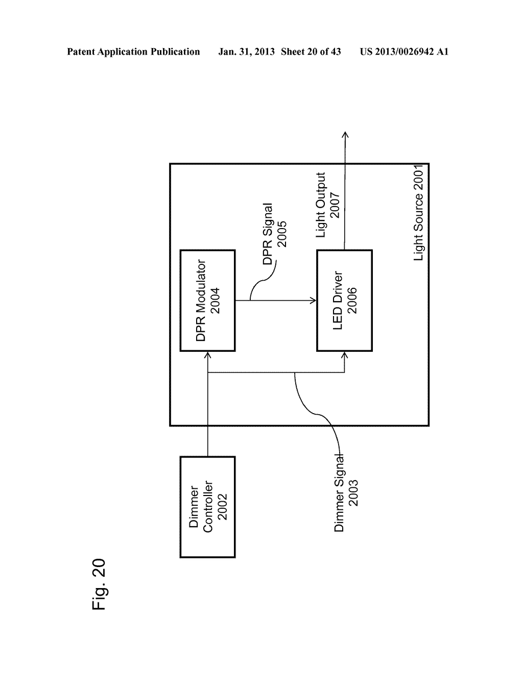 DEVICE FOR DIMMING A BEACON LIGHT SOURCE USED IN A LIGHT BASED POSITIONING     SYSTEM - diagram, schematic, and image 21