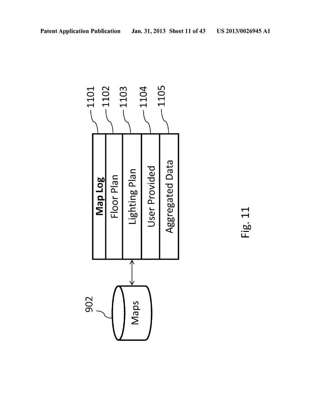 METHOD AND SYSTEM FOR MODIFYING A BEACON LIGHT SOURCE FOR USE IN A LIGHT     BASED POSITIONING SYSTEM - diagram, schematic, and image 12