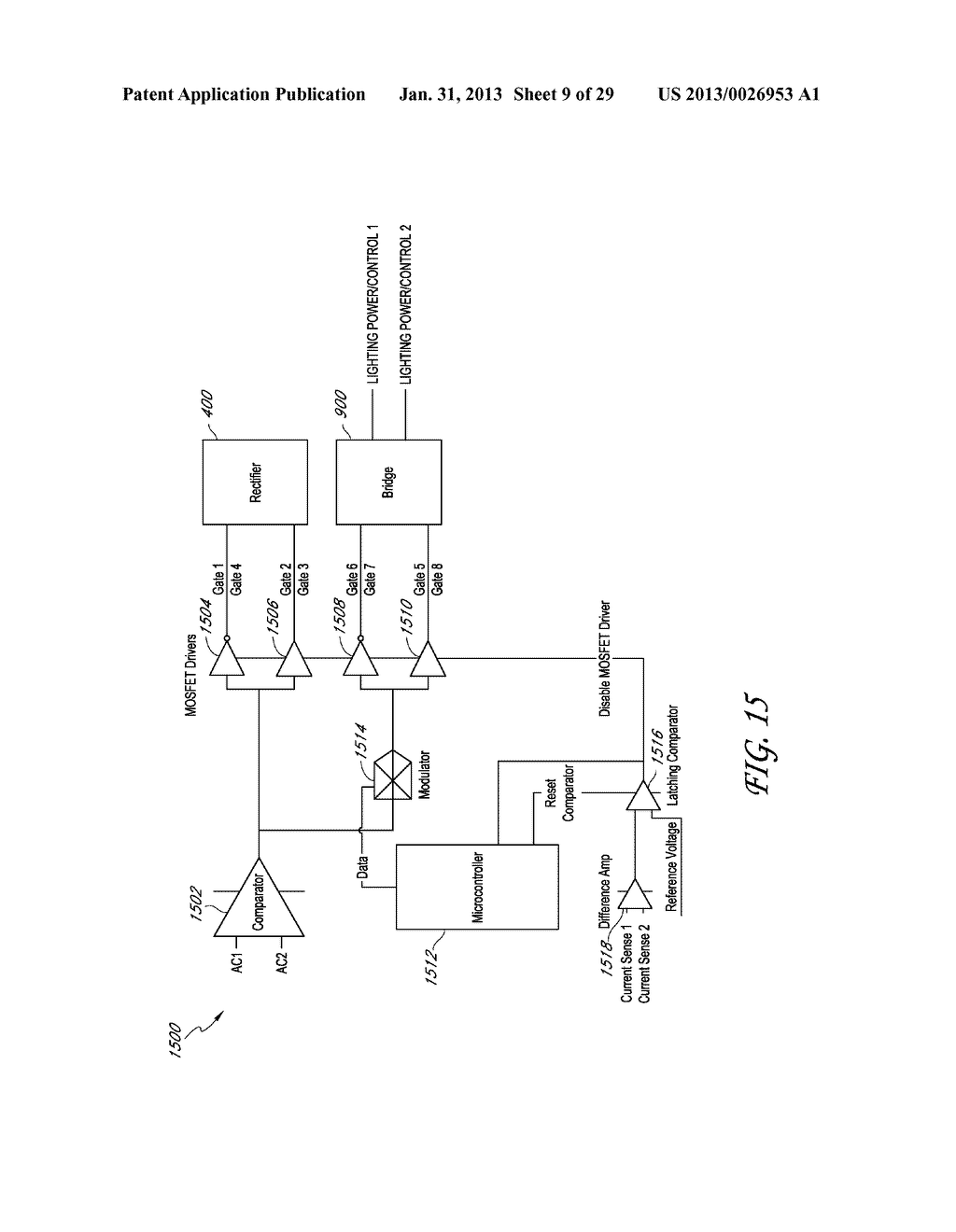 SYSTEMS AND METHODS FOR PROVIDING POWER AND DATA TO LIGHTING DEVICES - diagram, schematic, and image 10