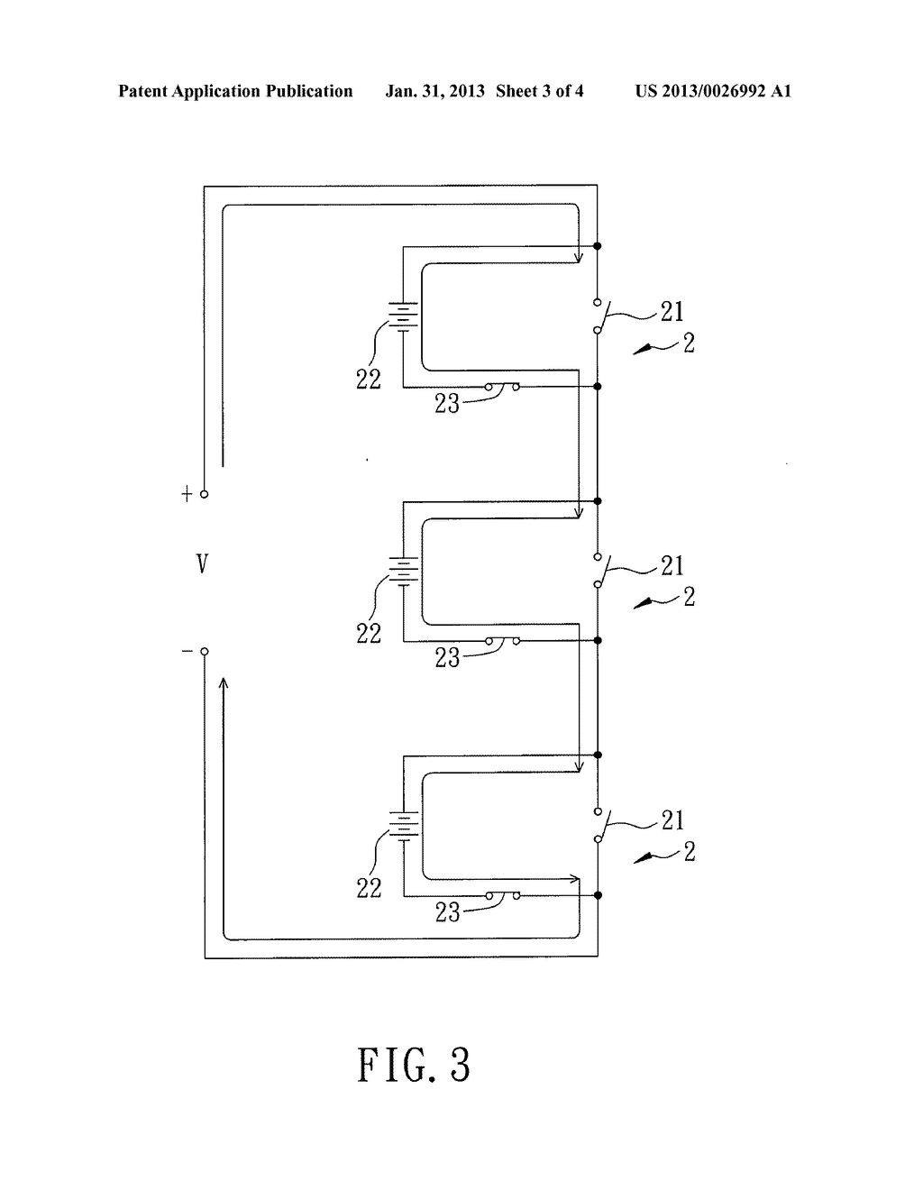 RECHARGEABLE BATTERY DEVICE, AND POWER SUPPLYING SYSTEM INCORPORATING THE     SAME - diagram, schematic, and image 04