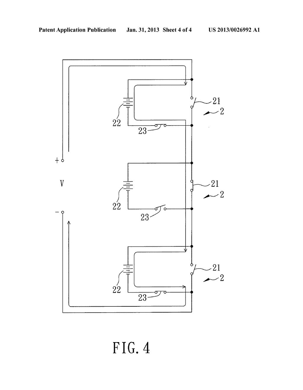 RECHARGEABLE BATTERY DEVICE, AND POWER SUPPLYING SYSTEM INCORPORATING THE     SAME - diagram, schematic, and image 05