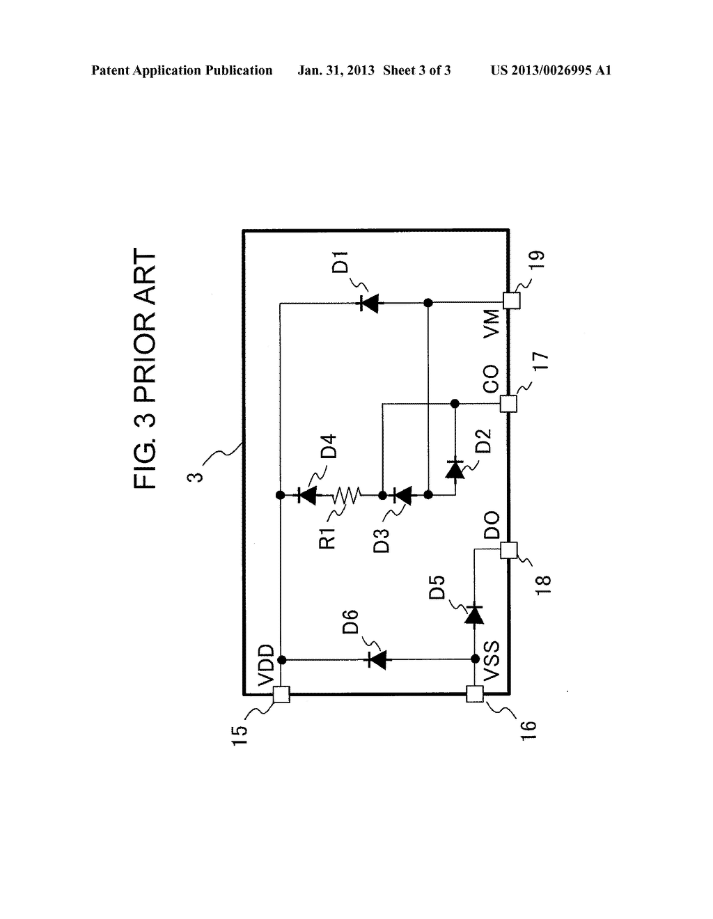 BATTERY PROTECTION IC AND BATTERY DEVICE - diagram, schematic, and image 04