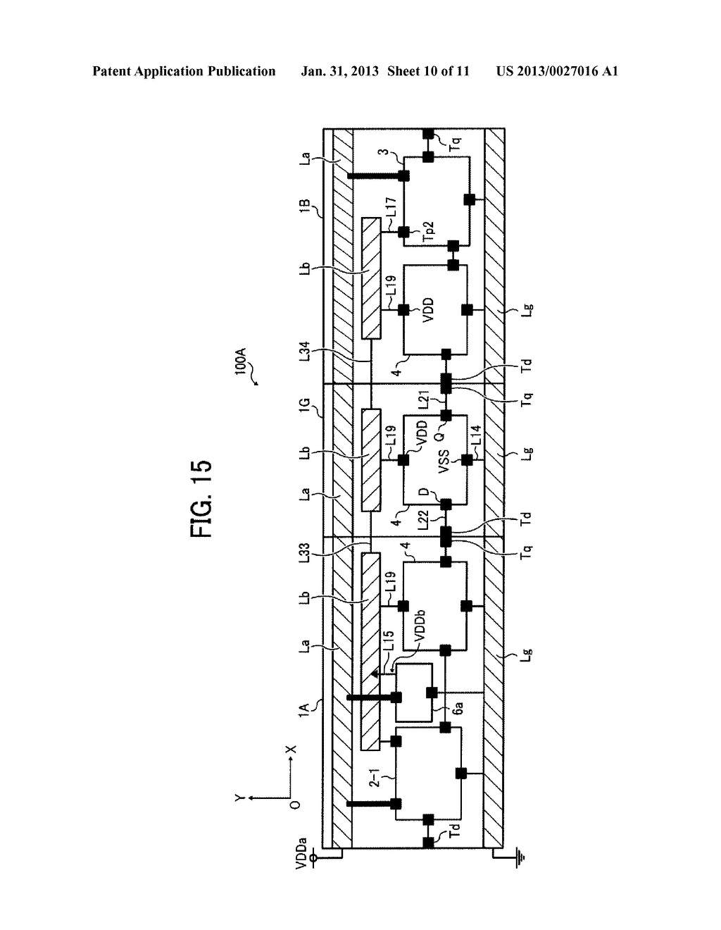 STANDARD CELL CIRCUIT, SEMICONDUCTOR INTEGRATED CIRCUIT, AND SEMICONDUCTOR     INTEGRATED CIRCUIT DEVICE - diagram, schematic, and image 11