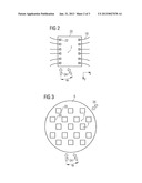 METHOD AND DEVICE FOR CONTACTING A ROW OF CONTACT AREAS WITH PROBE TIPS diagram and image