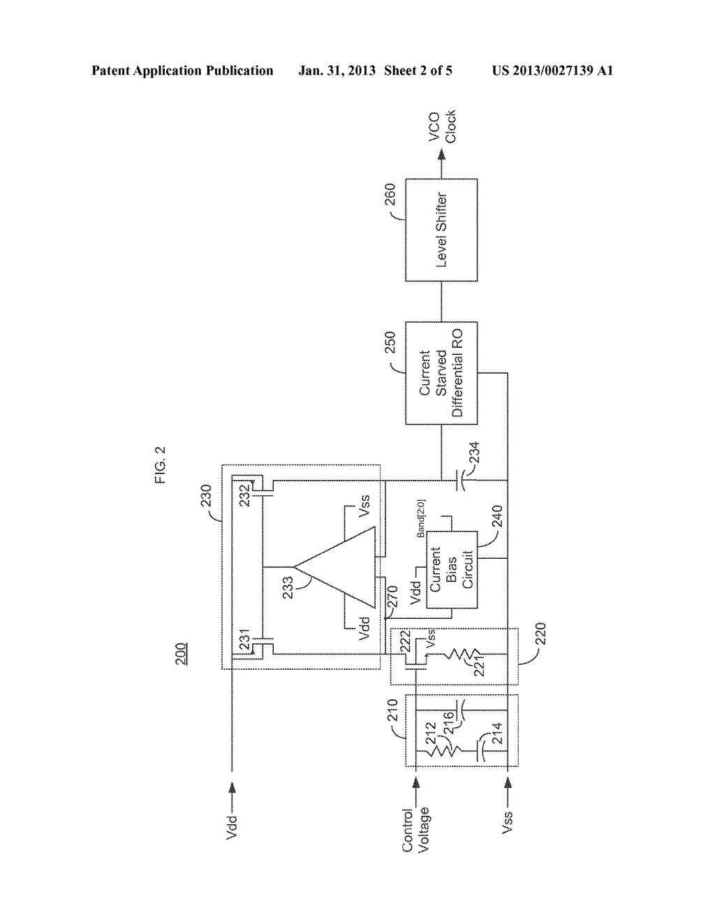 RING OSCILLATOR BASED VOLTAGE CONTROL OSCILLATOR HAVING LOW-JITTER AND     WIDE BANDWIDTH - diagram, schematic, and image 03