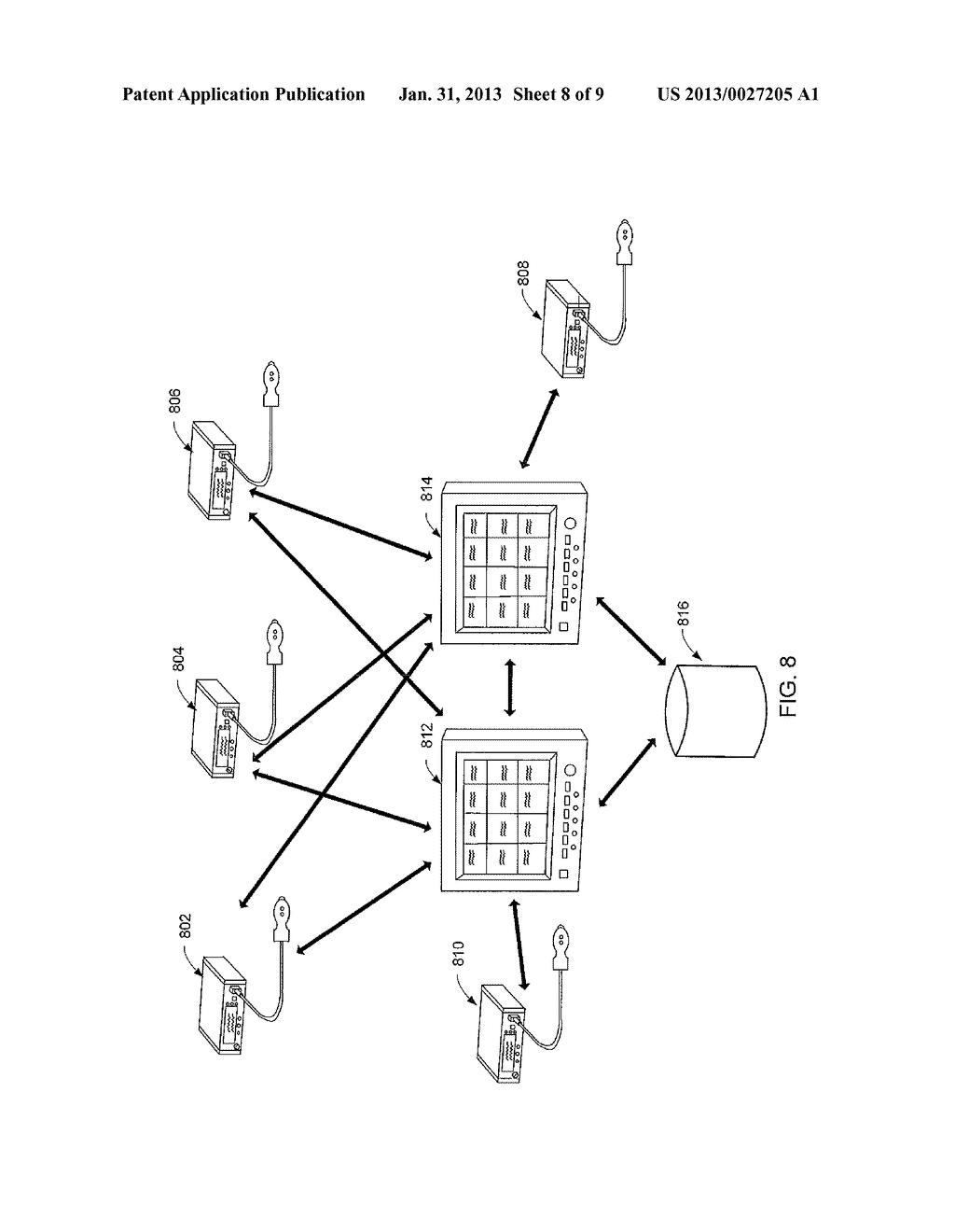 AUTOMATIC CONFIGURATION PROTOCOL FOR A PATIENT MONITORING NETWORK - diagram, schematic, and image 09