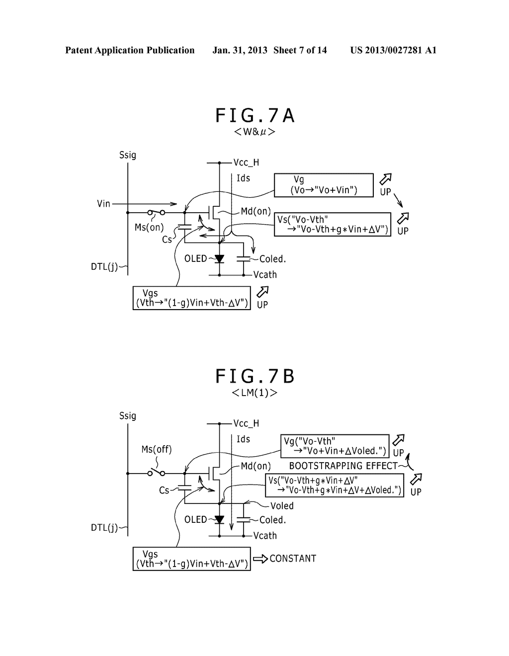 SELF-LUMINOUS DISPLAY DEVICE AND DRIVING METHOD OF THE SAME INCLUDING A     LIGHT EMISSION INTERRUPTION PERIOD DURING A LIGHT EMISSIN ENABLED PERIOD - diagram, schematic, and image 08