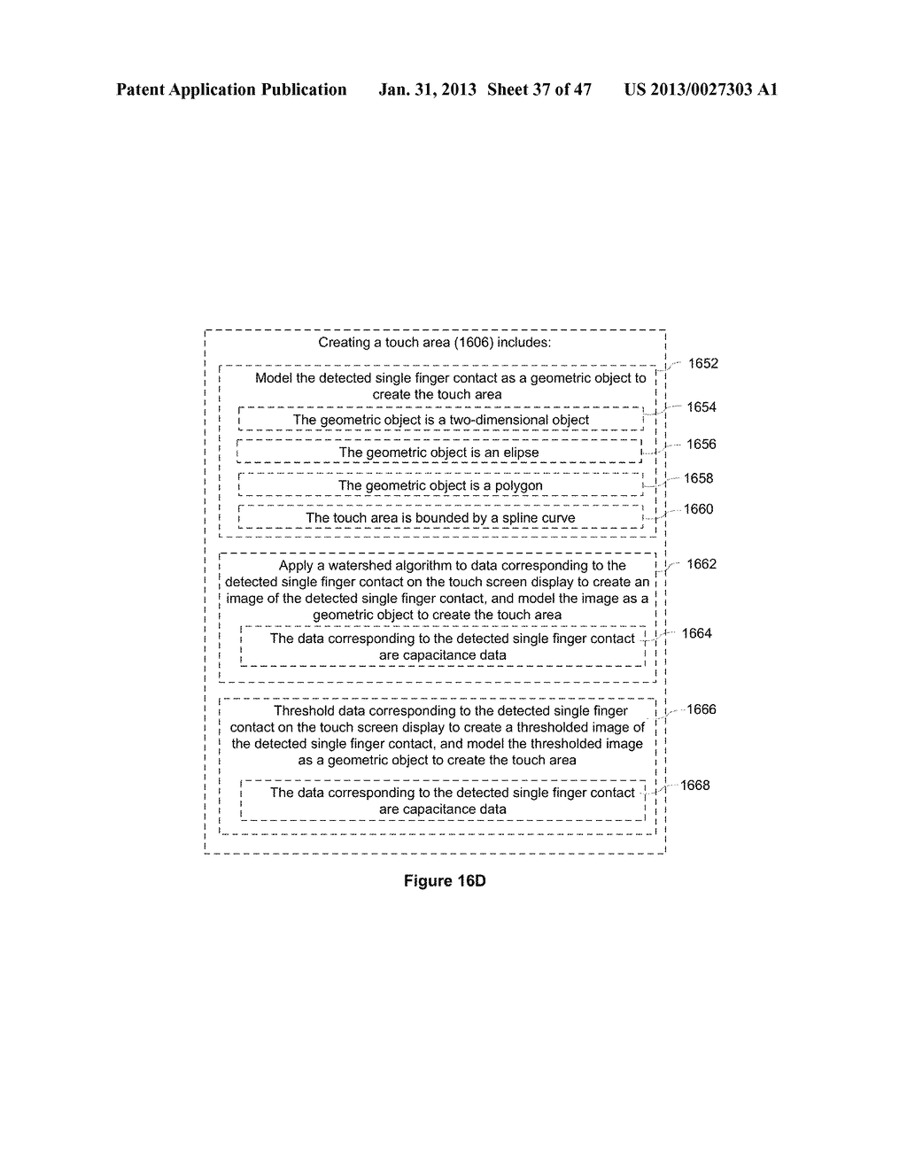 Touch Screen Device, Method, and Graphical User Interface for Moving     On-Screen Objects Without Using a Cursor - diagram, schematic, and image 38