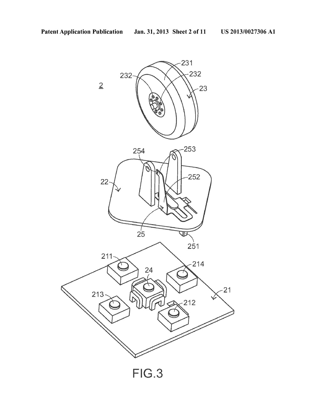 WHEEL MODULE FOR INPUT DEVICE - diagram, schematic, and image 03