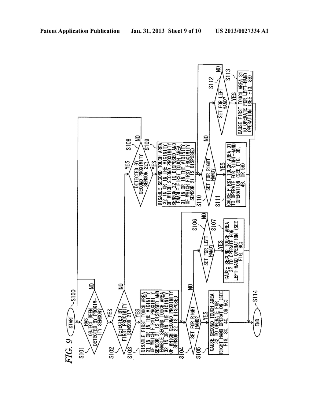 INFORMATION INPUT DEVICE, INFORMATION INPUT DEVICE CONTROL METHOD, AND     COMPUTER READABLE MEDIUM - diagram, schematic, and image 10