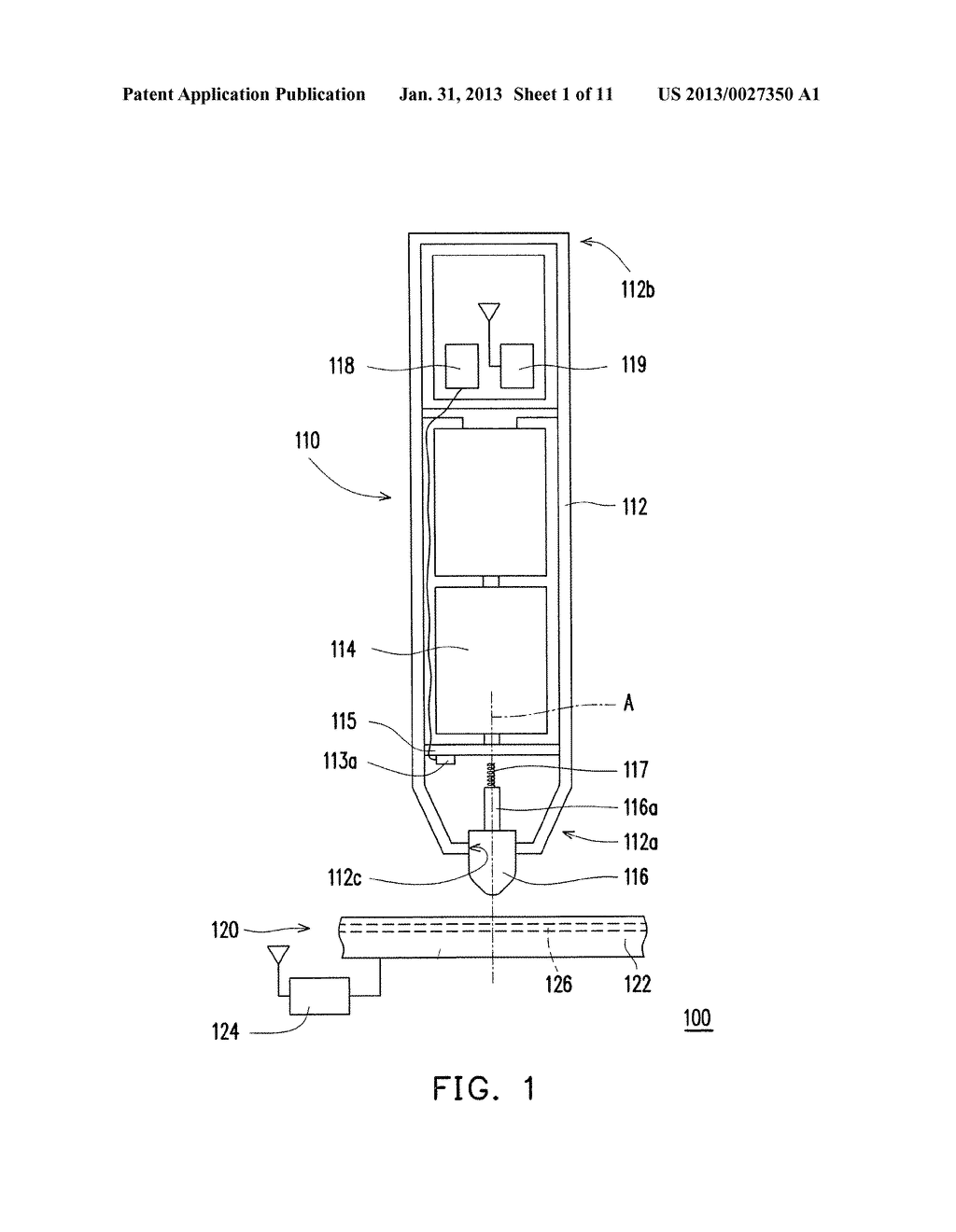 STYLUS AND TOUCH INPUT SYSTEM - diagram, schematic, and image 02