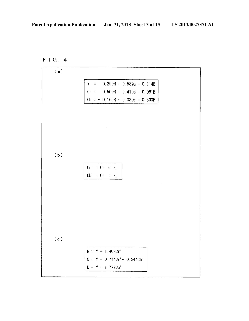 ELECTRONIC DEVICE, METHOD FOR ADJUSTING COLOR SATURATION, PROGRAM     THEREFOR, AND RECORDING MEDIUM - diagram, schematic, and image 04