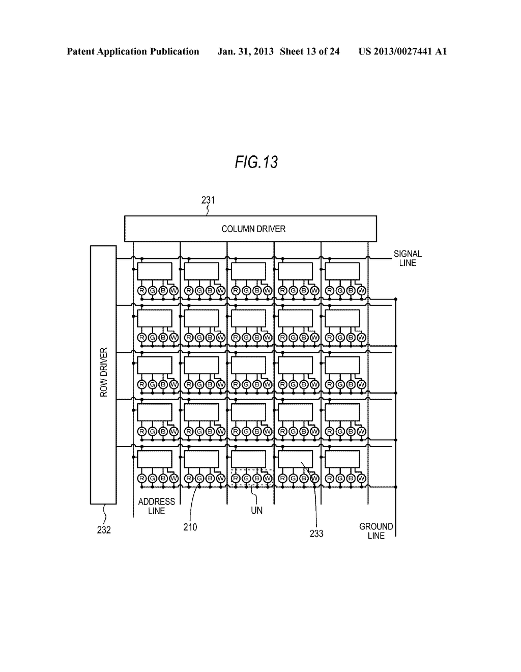 METHOD OF DRIVING IMAGE DISPLAY DEVICE - diagram, schematic, and image 14