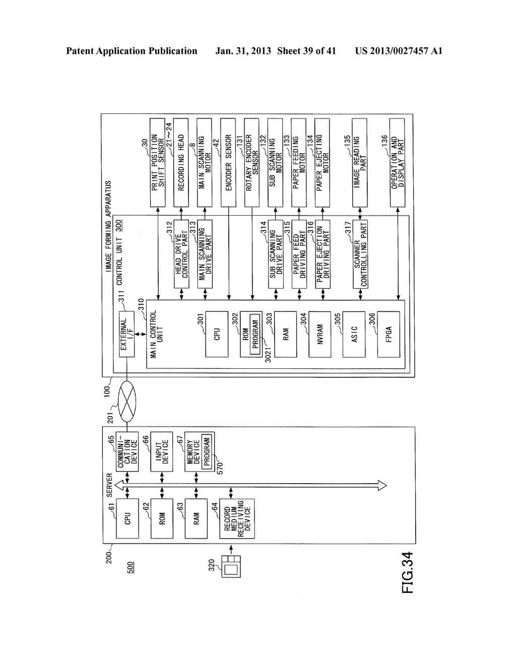 IMAGE FORMING APPARATUS, PATTERN POSITION DETERMINING METHOD, AND IMAGE     FORMING SYSTEM - diagram, schematic, and image 40