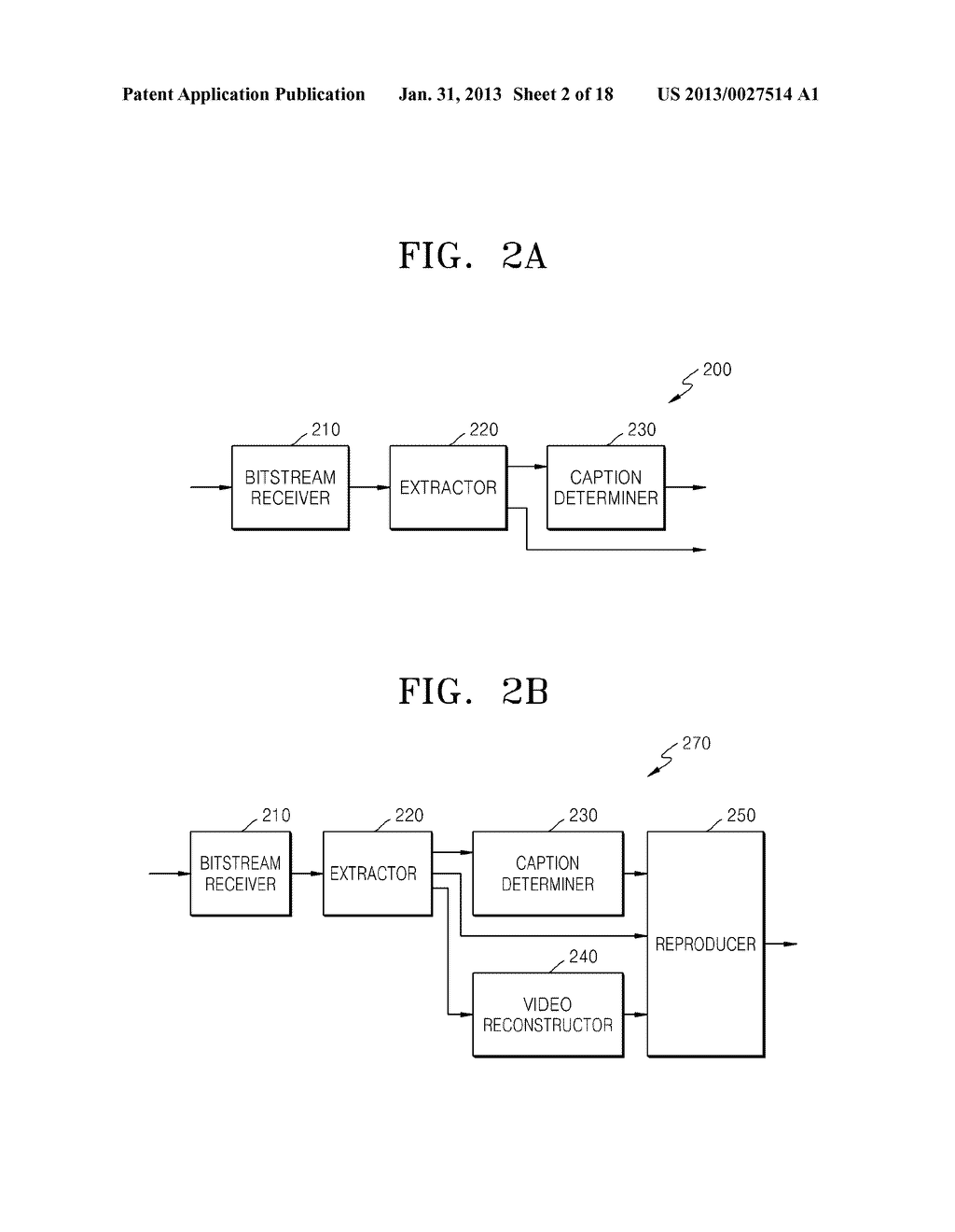 METHOD AND APPARATUS FOR GENERATING A BROADCAST BIT STREAM FOR DIGITAL     BROADCASTING WITH CAPTIONS, AND METHOD AND APPARATUS FOR RECEIVING A     BROADCAST BIT STREAM FOR DIGITAL BROADCASTING WITH CAPTIONS - diagram, schematic, and image 03
