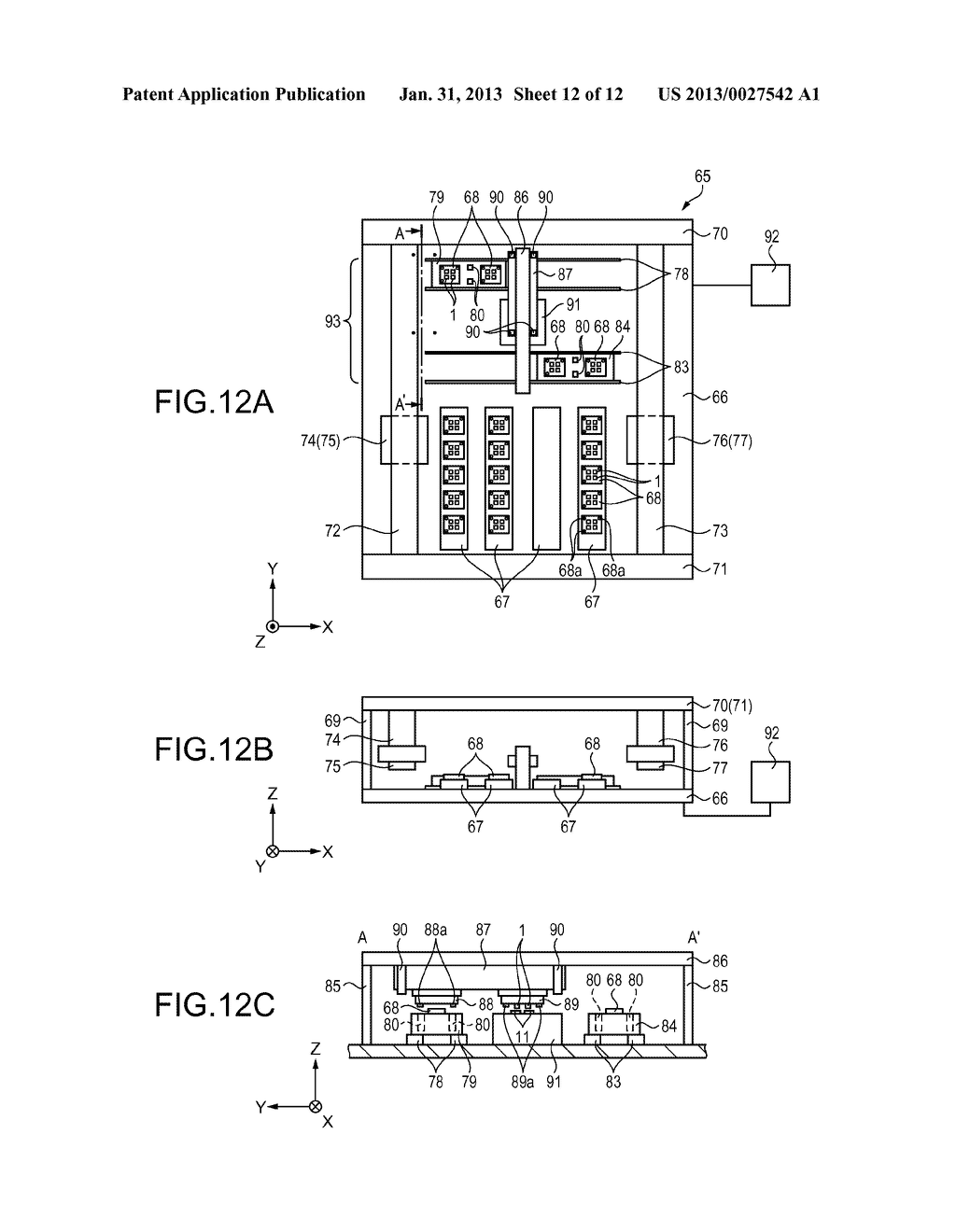 ELECTRONIC COMPONENT CARRYING DEVICE AND ELECTRONIC COMPONENT CARRYING     METHOD - diagram, schematic, and image 13
