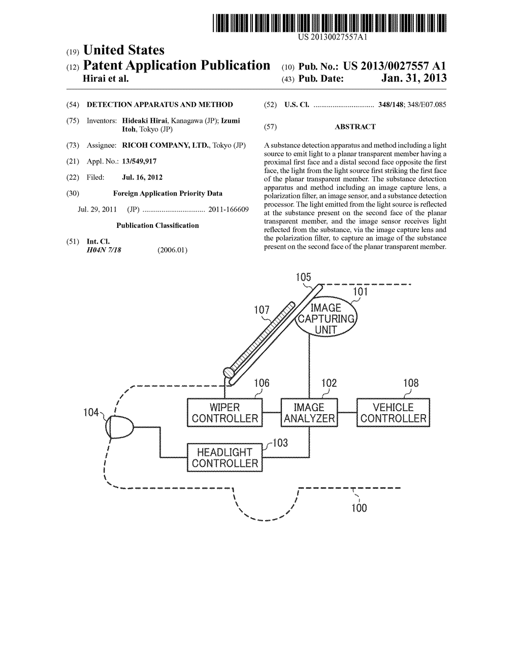 DETECTION APPARATUS AND METHOD - diagram, schematic, and image 01