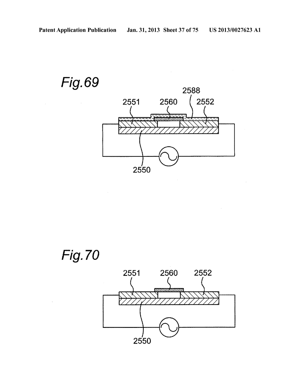 LIGHT-EMITTING DEVICE MANUFACTURING METHOD, LIGHT-EMITTING DEVICE,     LIGHTING DEVICE, BACKLIGHT, LIQUID-CRYSTAL PANEL, DISPLAY DEVICE, DISPLAY     DEVICE MANUFACTURING METHOD, DISPLAY DEVICE DRIVE METHOD AND     LIQUID-CRYSTAL DISPLAY DEVICE - diagram, schematic, and image 38