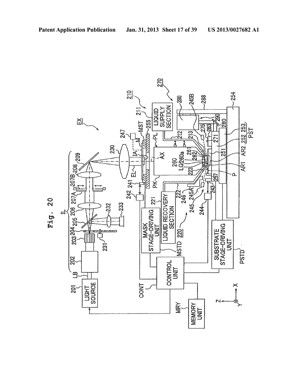 Exposure Apparatus, Exposure Method, and Method for Producing Device - diagram, schematic, and image 18