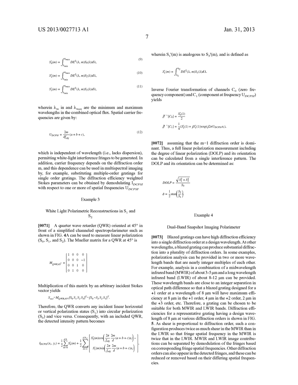 WHITE LIGHT ACHROMATIC GRATING IMAGING POLARIMETER - diagram, schematic, and image 32