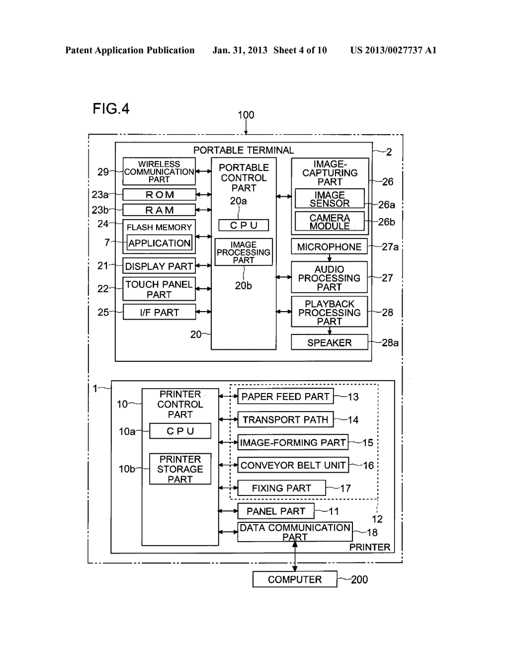IMAGE-FORMING SYSTEM, IMAGE-FORMING DEVICE, AND IMAGE-FORMING SYSTEM     CONTROL METHOD - diagram, schematic, and image 05
