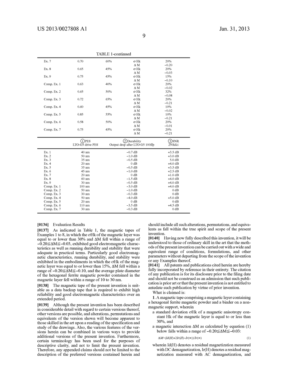 MAGNETIC TAPE AND MAGNETIC RECORDING DEVICE - diagram, schematic, and image 10