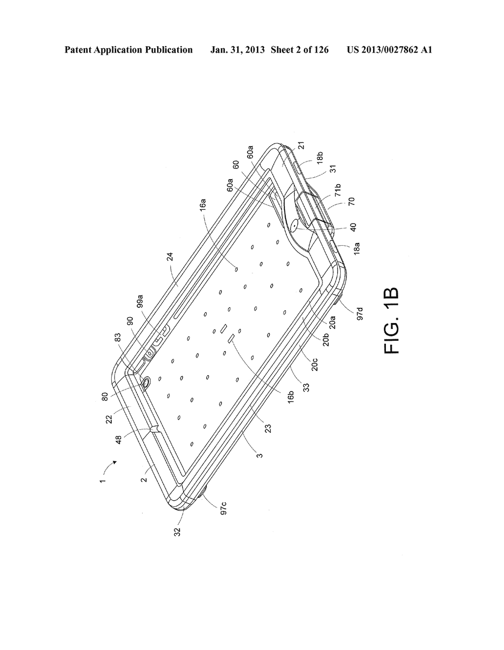 HOUSING FOR ENCASING A TABLET COMPUTER - diagram, schematic, and image 03