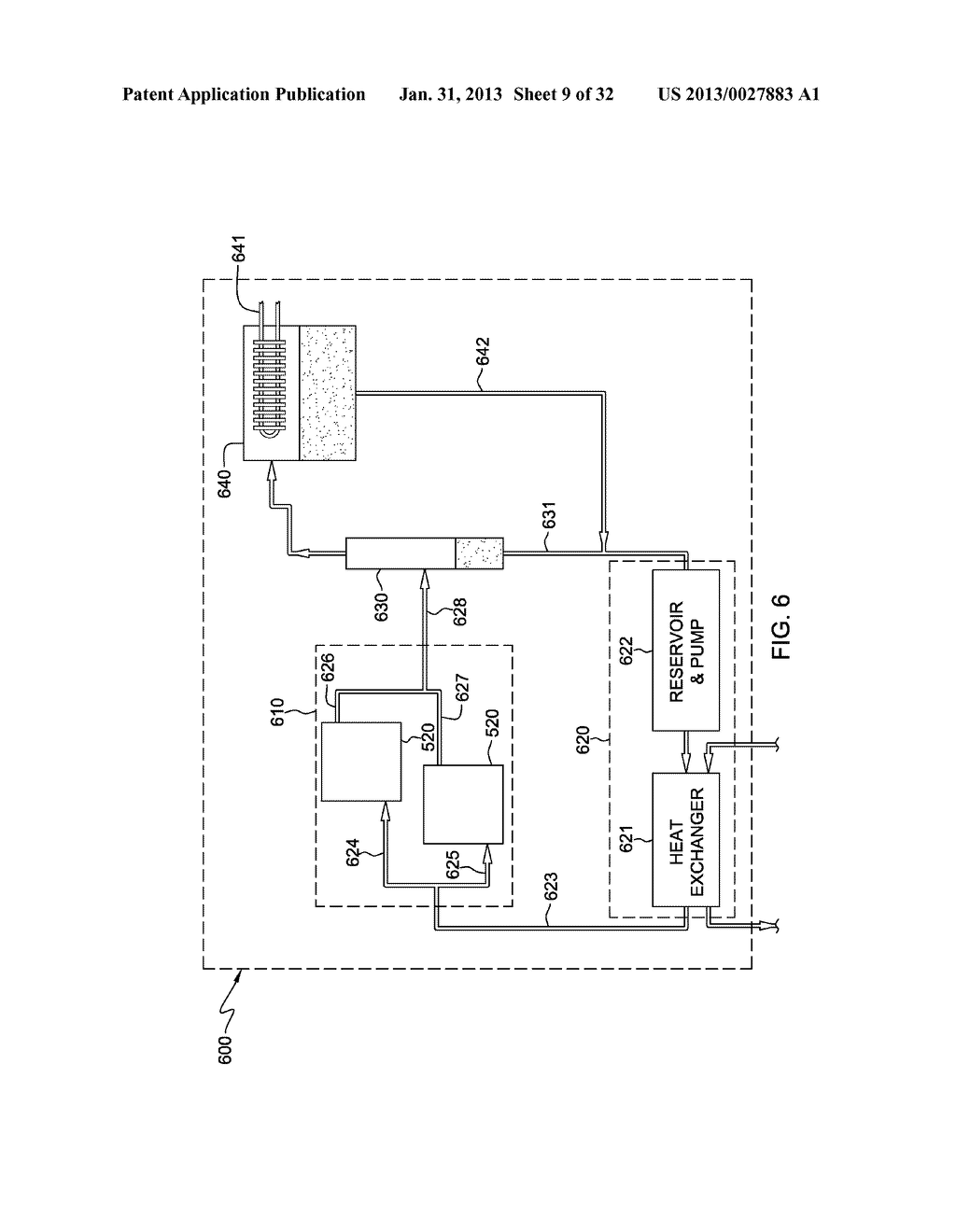 FLOW BOILING HEAT SINK STRUCTURE WITH VAPOR VENTING AND CONDENSING - diagram, schematic, and image 10