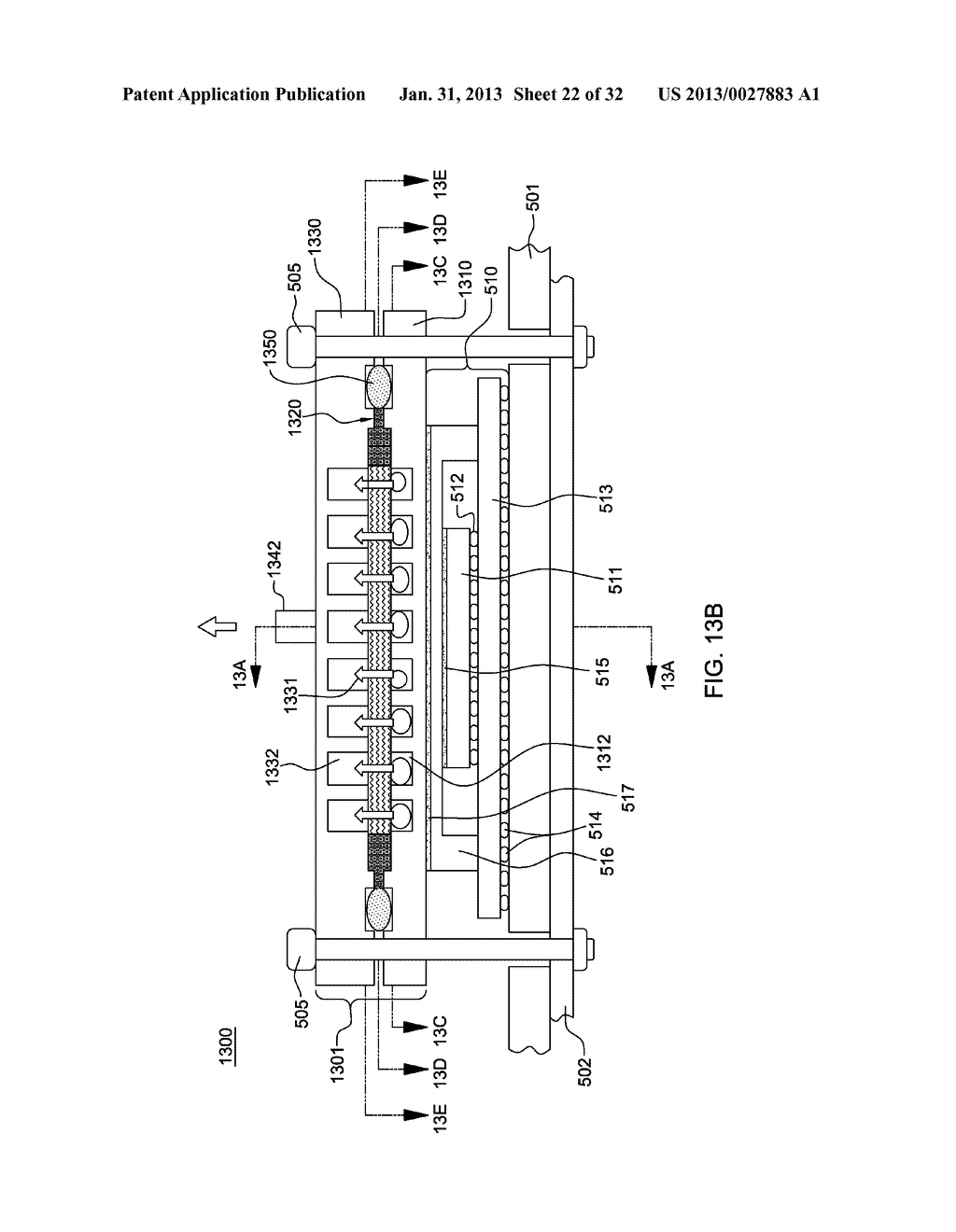 FLOW BOILING HEAT SINK STRUCTURE WITH VAPOR VENTING AND CONDENSING - diagram, schematic, and image 23